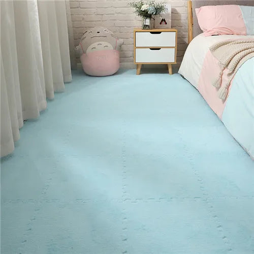 Soft Plush Crawling Interlocking Foam Playmat