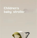 Lightweight & Foldable Baby Stroller - Reclining and Shock-Absorbing
