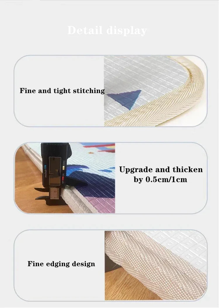 Reversible and Padded Baby Play Mat