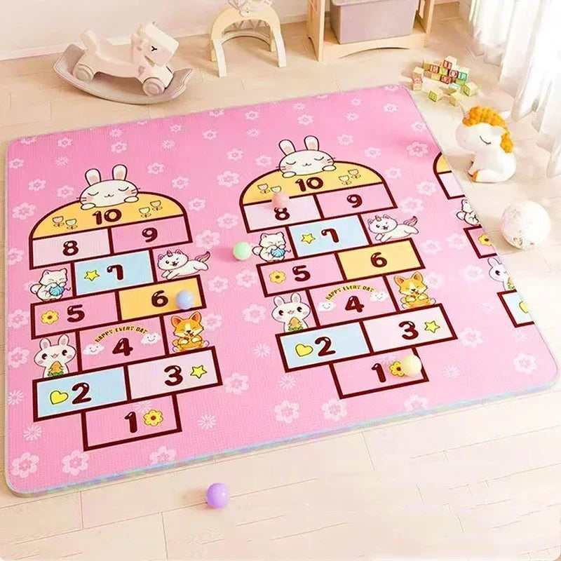 Reversible and Padded Baby Play Mat