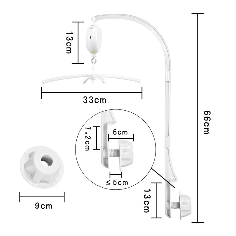 Baby Bed Musical Remote Hanger