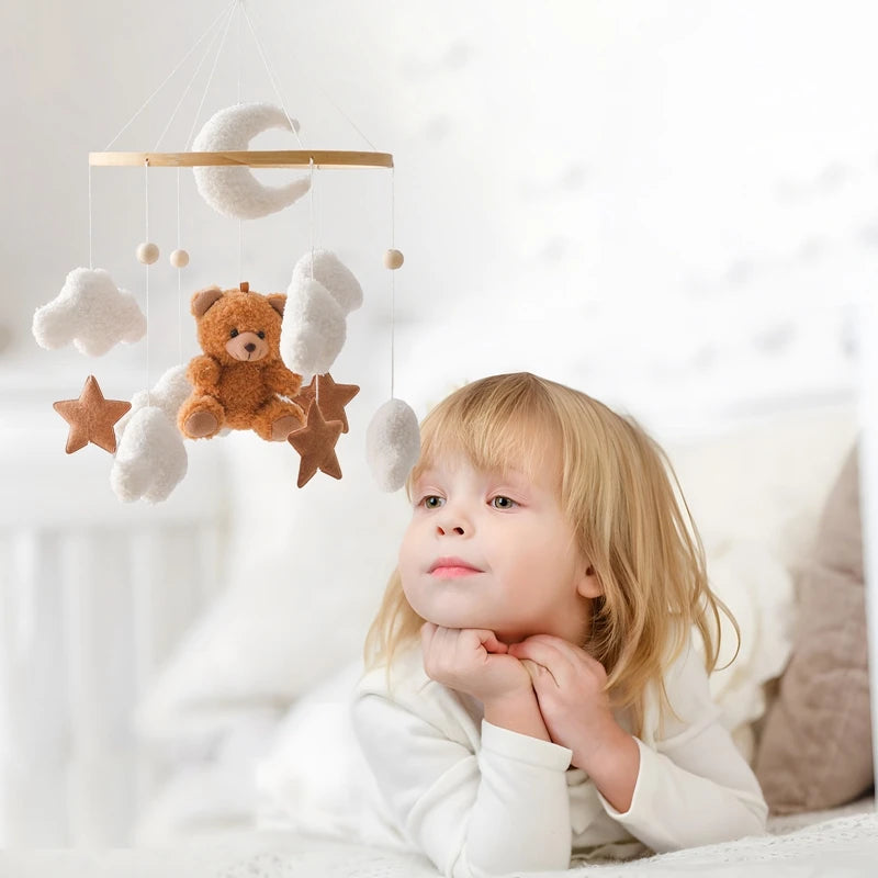 Wooden Soothing Hanging Bed Bell