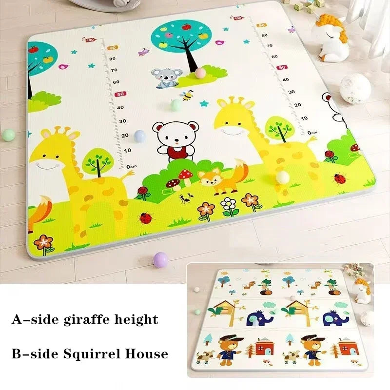 Reversible and Padded Baby Play Mat