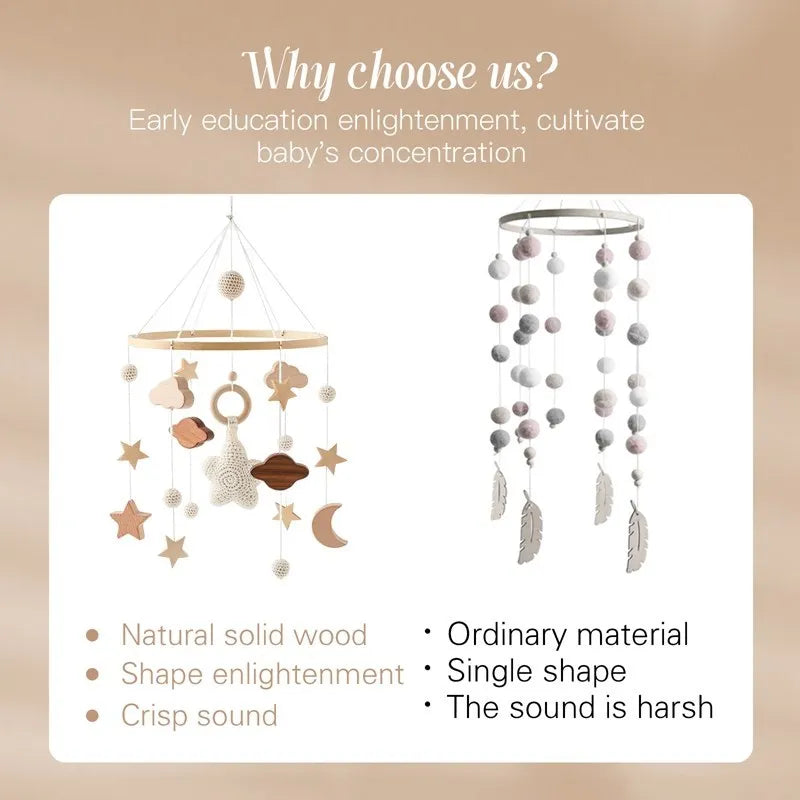Wooden Baby Hanging Toys