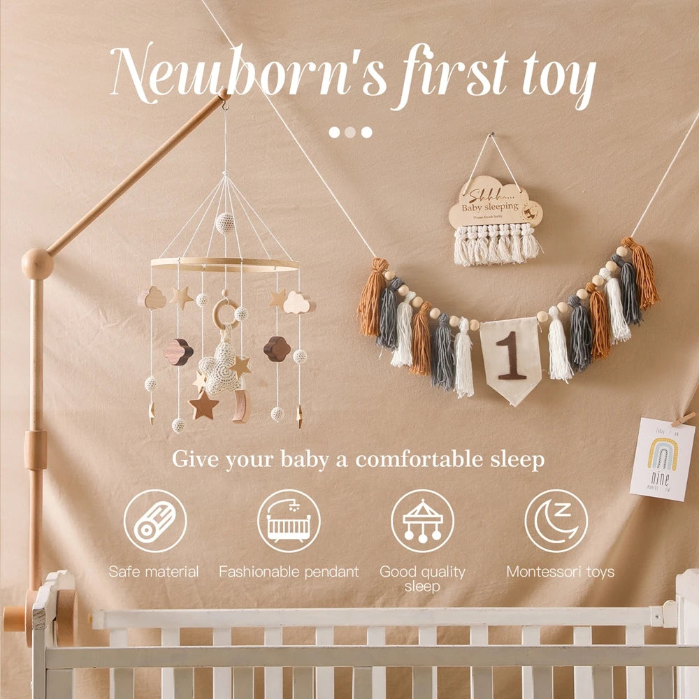 Wooden Baby Hanging Toys