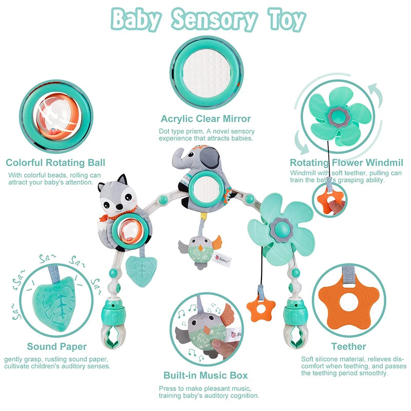 Musical Stroller Hanging Toy