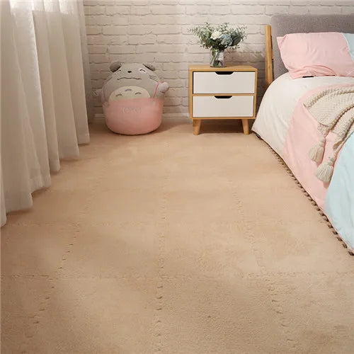 Soft Plush Crawling Interlocking Foam Playmat