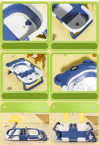 Folding Baby Bathtub with Temperature Sensor