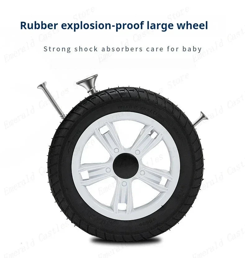Twin strollers foldable carriage