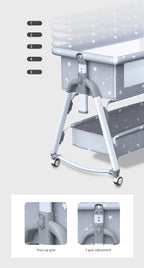 Multifunctional Baby Crib: Foldable and Adjustable