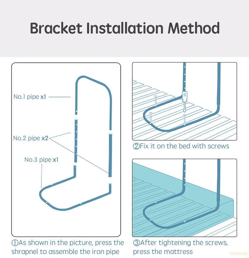Baby Bed Rail Safe, Compact, and Easy-to-Install