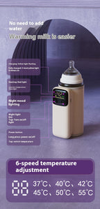 Wireless Portable Milk Warmer - Fast Charging