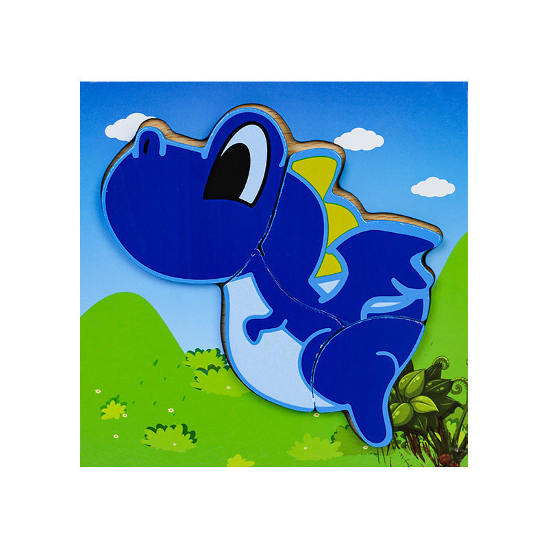 Animal Cognition Dinosaur Puzzle Wooden Toy