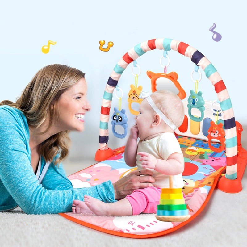 Baby Activity Gym with Pedal Piano, Lights & Music