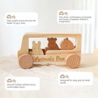 Animals Bus Wooden Educational Puzzle Toys