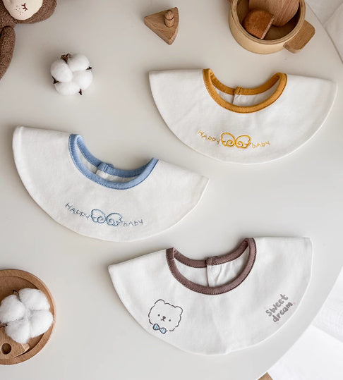 3-Pack Pure Cotton Baby Bibs